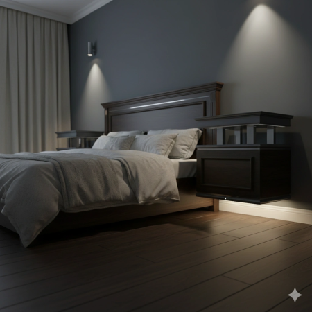 Stolik nocny Smart Hampton Black